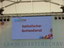 Gottesdienst auf der Landesgartenschau Deggendorf am 10.8. (LGS)