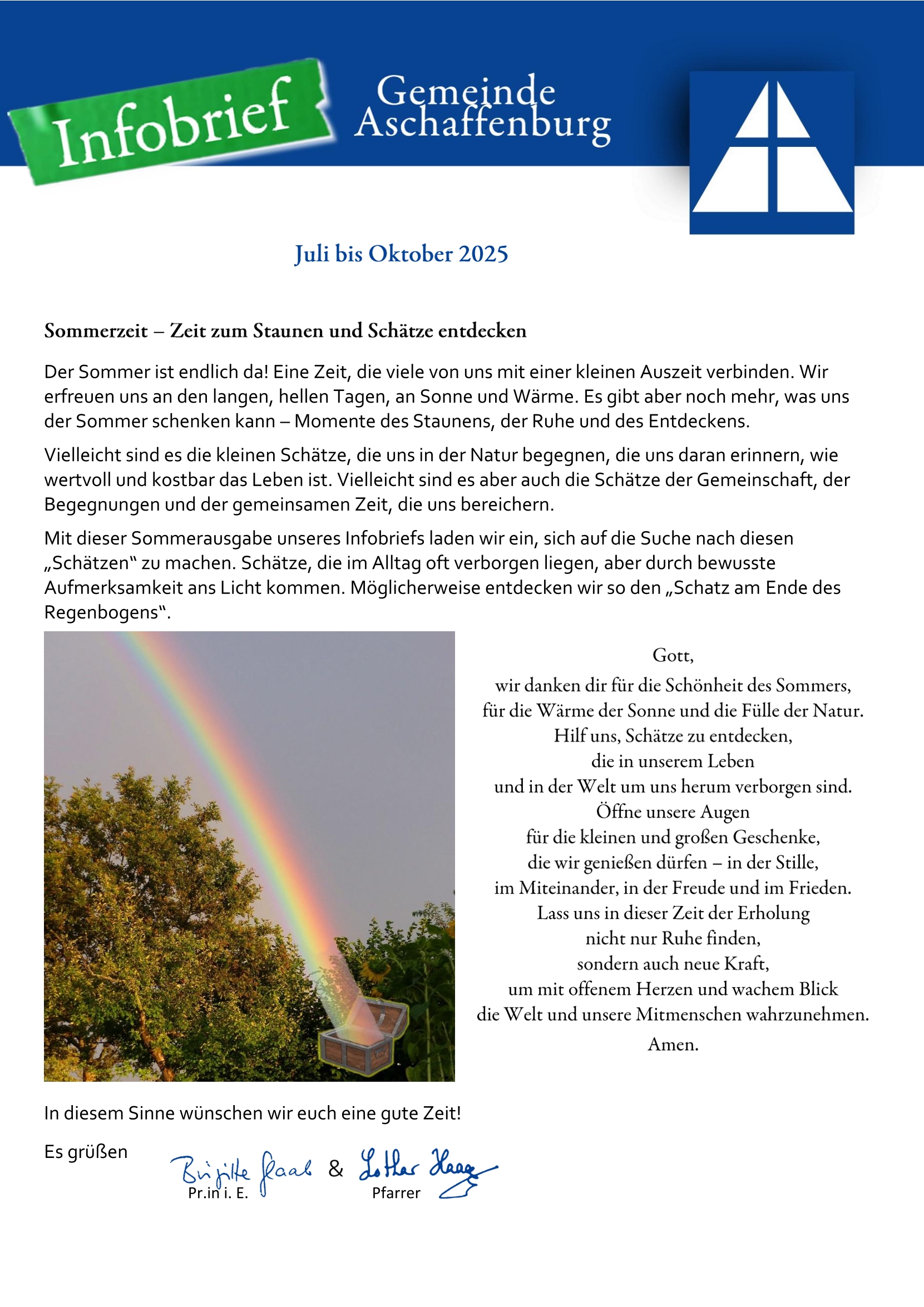 Juli bis Oktober 2025
